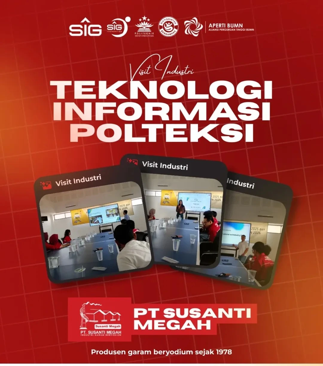 Visit Kampus Prodi TI Polteksi ke PT Megah Susanti